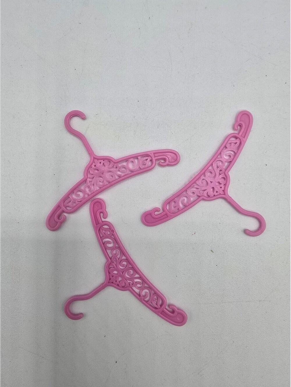 Barbie doll pink hangers
